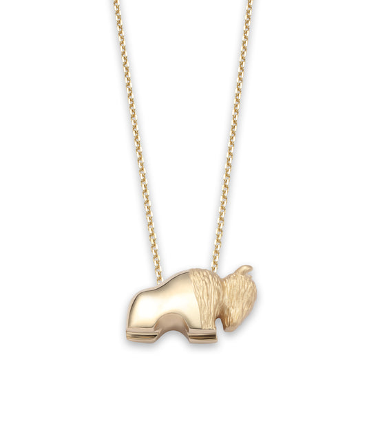 Gold Buffalo Kortz Necklace