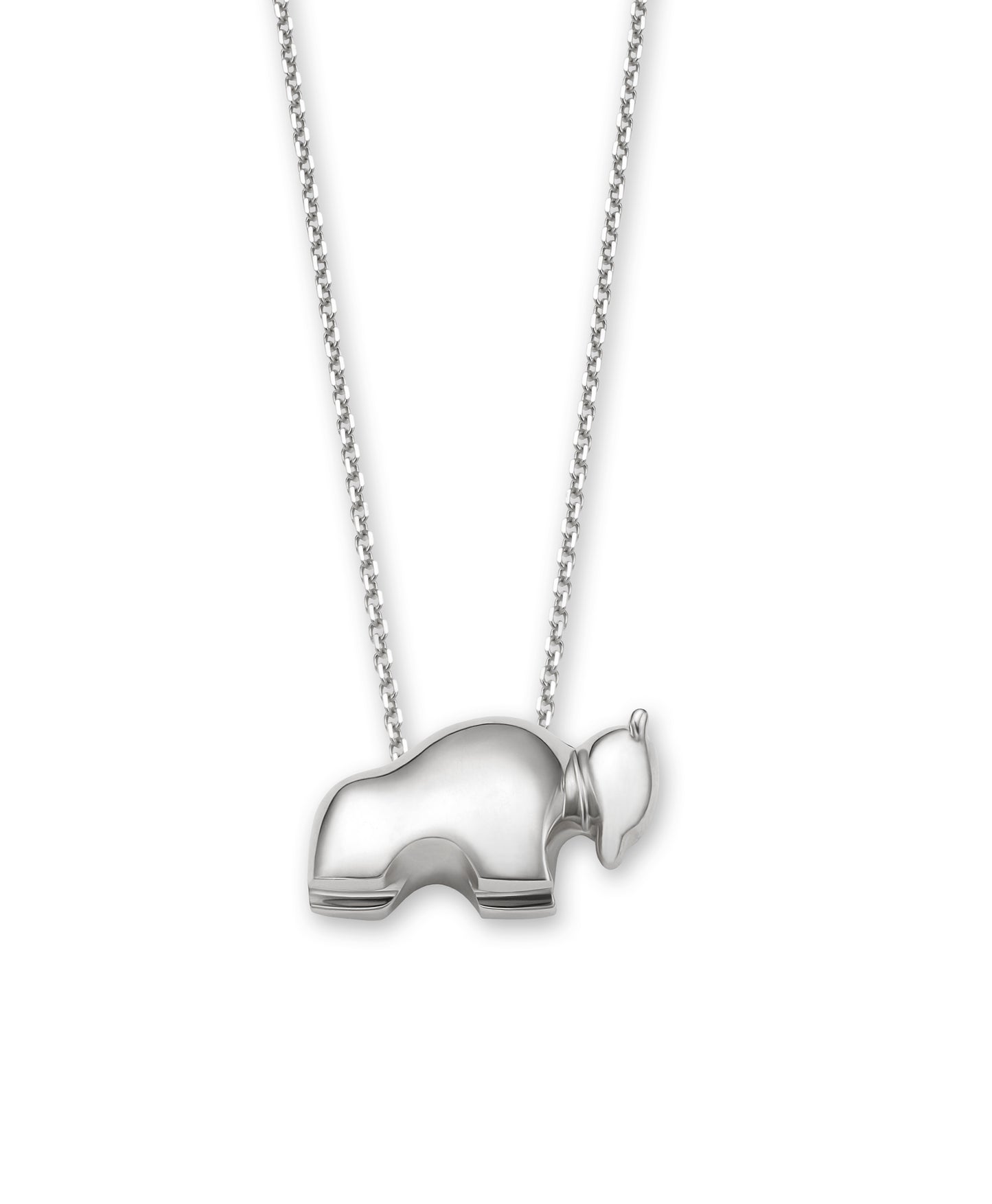 Silver Buffalo Kortz Necklace